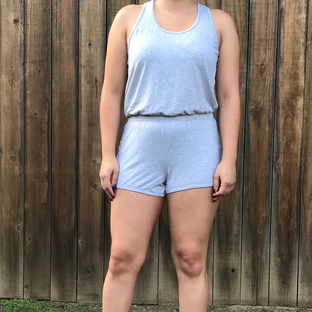 Gray romper